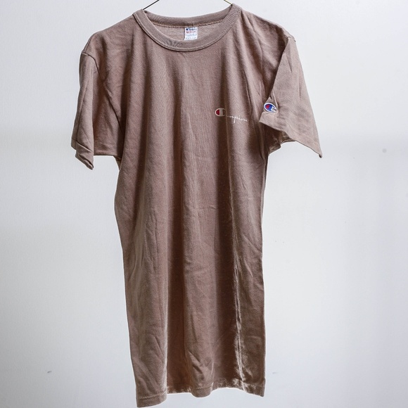 Vintage Champion Tan T-Shirt - Picture 1 of 5